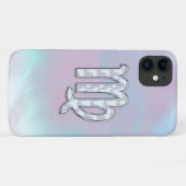 Virgo Zodiac Sign on Pastels Nacre Style Print Case-Mate iPhone Case (Achterkant (horizontaal))