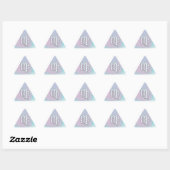 Virgo Zodiac Sign on Pastels Nacre Style Print Sticker (Vel)