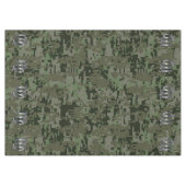 Virgo Zodiac Sign on Woodland Digital Camo Tafelkleed (Voorkant (Horizontaal))