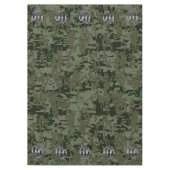 Virgo Zodiac Sign on Woodland Digital Camo Tafelkleed (Voorkant)