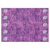 Virgo Zodiac Sign Pink Fuchsia Digital Camouflage Tafelkleed (Voorkant (Horizontaal))