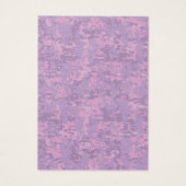 Virgo Zodiac Sign Pink Fuchsia Digital Camouflage Visitekaartje (Achterkant)
