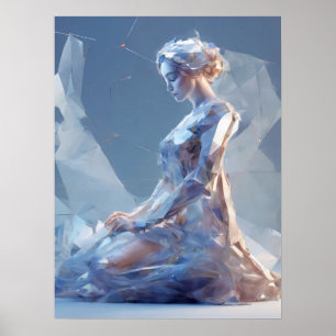 Virgo Zodiac Sign Poster