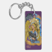 Virgo Zodiac Sign Sleutelhanger (Voorkant Links)