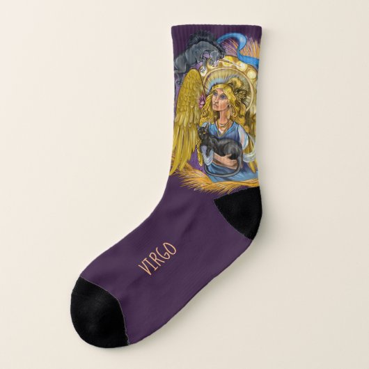 Virgo Zodiac Sign Sokken (Links - buitenkant)