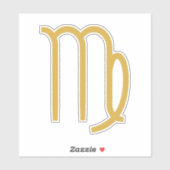 Virgo Zodiac Sign Sticker (Vel)