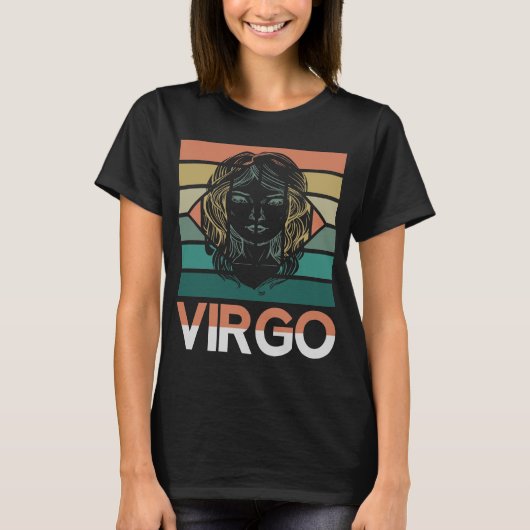 Virgo Zodiac Sign T-shirt (Voorkant)