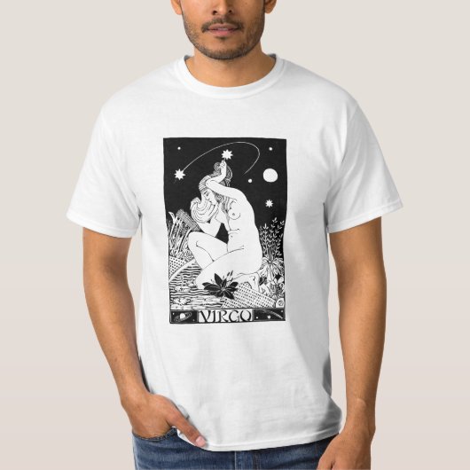 Virgo Zodiac Sign T-shirt (Voorkant)