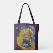 Virgo Zodiac Sign Tote Bag (Achterkant)
