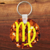 Virgo zodiac sleutelhanger (Voorkant)