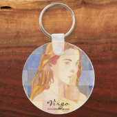 Virgo Zodiac Sleutelhanger (Voorkant)