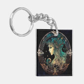 Virgo Zodiac Sleutelhanger (Voorkant Links)