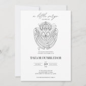 Virgo Zodiac Star Sign Astrology Baby shower Kaart (Voorkant)