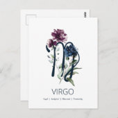 Virgo Zodiac Star Sign Briefkaart (Voorkant / Achterkant)