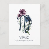 Virgo Zodiac Star Sign Briefkaart (Voorkant)