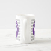 Virgo Zodiac Star Sign met Eigenaarsnaam Porselein Kop (Achterkant)