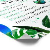 Virgo Zodiac Sterrenteken Y2K Wit 4:5 Poster (Hoek)