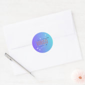 Virgo Zodiac Sticker Blauw (Envelop)