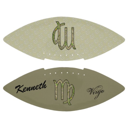 Virgo Zodiac Symbol Element van Kenneth Yoncich American Football (Panelen)