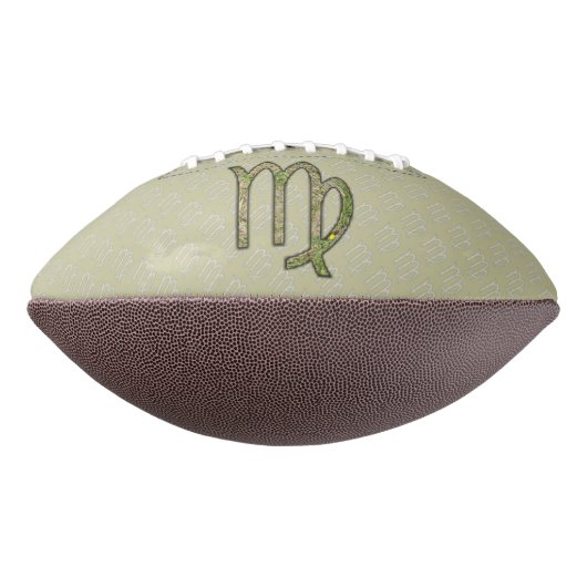 Virgo Zodiac Symbol Element van Kenneth Yoncich American Football (Gedraaid 90)