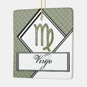 Virgo Zodiac Symbol Element van Kenneth Yoncich Keramisch Ornament