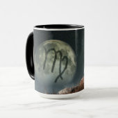 Virgo Zodiac Symbol Mok (Voorkant links)