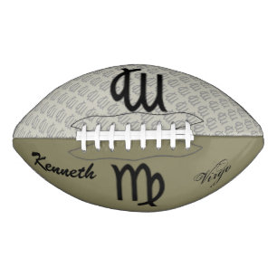 Virgo Zodiac Symbol Standard van Kenneth Yoncich American Football