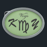 Virgo Zodiac Symbol Standard van Kenneth Yoncich Gesp<br><div class="desc">Virgo Zodiac Symbol Standard,  Belt Buckle. Afbeeldingen Copyright (C) Kenneth Kenji Yoncich. Alle rechten voorbehouden.</div>