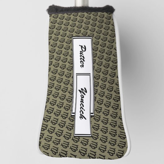 Virgo Zodiac Symbol Standard van Kenneth Yoncich Golfheadcover (Draai 90)