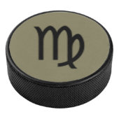 Virgo Zodiac Symbol Standard van Kenneth Yoncich Hockey Puck (3/4)