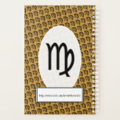Virgo Zodiac Symbol Standard van Kenneth Yoncich Planner (Achterkant)