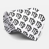 Virgo Zodiac Symbol Standard van Kenneth Yoncich Stropdas (Opgerold)