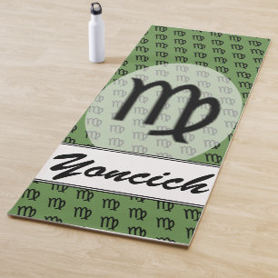 Virgo Zodiac Symbol Standard van Kenneth Yoncich Yogamat