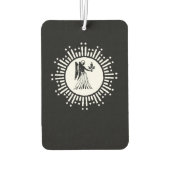 Virgo Zodiac Symbool met Sterren & Stralende Zonne Luchtverfrisser (Achterkant)