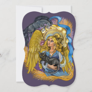 Virgo Zodiac Teken Uitnodiging