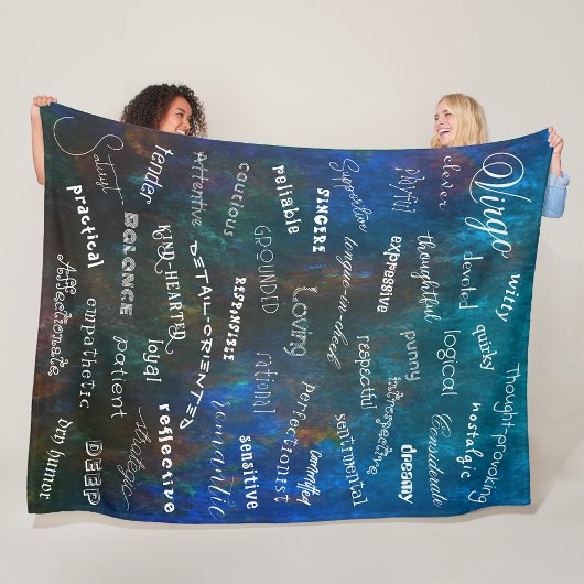 Virgo Zodiac Traits Sterrenbeeld Tekst Sleutelhanger