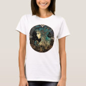 Virgo Zodiac Vrouw T-shirt (Voorkant)