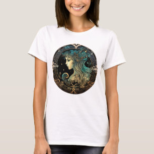 Virgo Zodiac Vrouw T-shirt