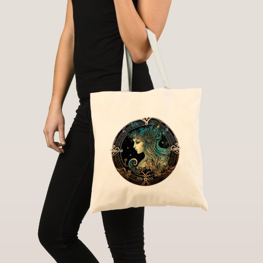 Virgo Zodiac Vrouw Tote Bag (Voorkant (product))