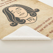 Virgo Zodiac with Mindful Strength Affirmations  Sherpa Deken (3/4)