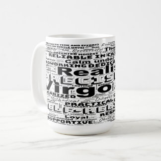 Virgo Zodiac Word Cloud Inspiratie Koffiemok