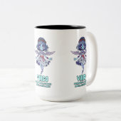 Virgo Zombie Tweekleurige Koffiemok (Voorkant rechts)