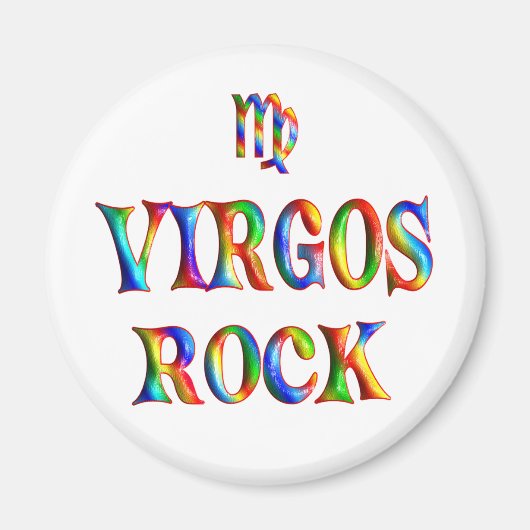 Virgos Rock Magneet (Voorkant)