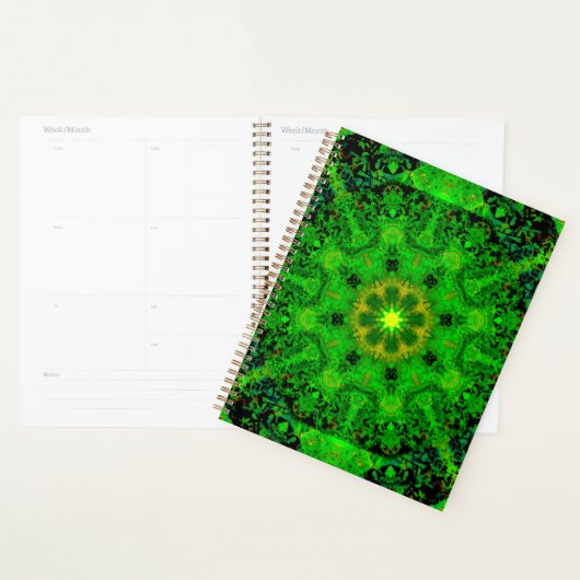 Viridescent groene caleidoscoop,  planner (Display)
