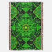 Viridescent Groene Kaleidoscoop, Deken (Voorkant Verticaal)