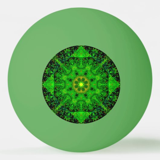 Viridescent Groene Kaleidoscoop, Pingpongbal (Voorkant)