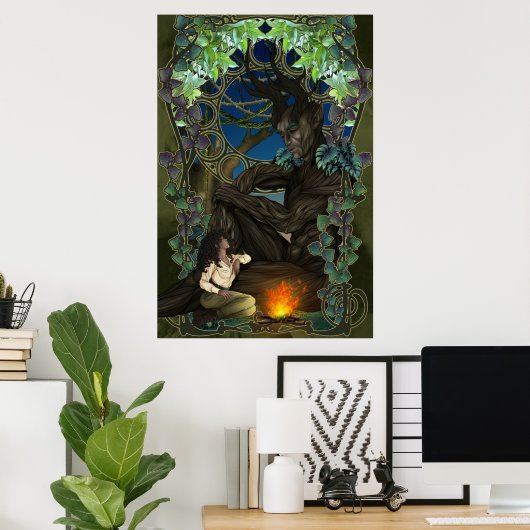 VIRIDIOS - Mates of the Forest Gods 1 Poster (Thuiskantoor)