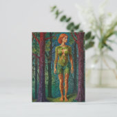 “Viridra’s Portrait” -  Veins of the Canopy    Briefkaart (Staand voorkant)