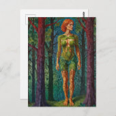 “Viridra’s Portrait” -  Veins of the Canopy    Briefkaart (Voorkant / Achterkant)