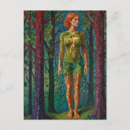 “Viridra's Portret” -  Aderen van het Bladerdak    Briefkaart